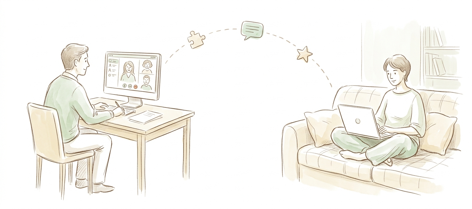 Therapy session illustration 3